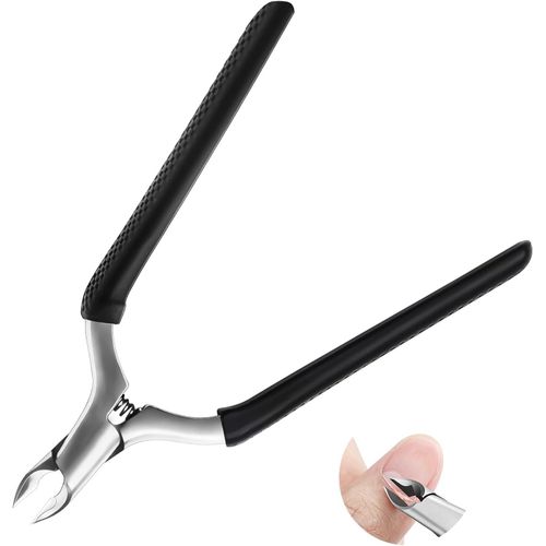 Cuticle Cutter,Professional Cuticle Nipper,Stainless Steel Sharp Cuticle Scissors With Silicone Handle For Manicure And Pedicure.[K25]