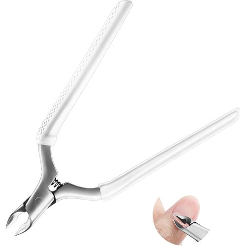 Cuticle Cutter,Professional Cuticle Nipper,Stainless Steel Sharp Cuticle Scissors With Silicone Handle For Manicure And Pedicure.[K26]