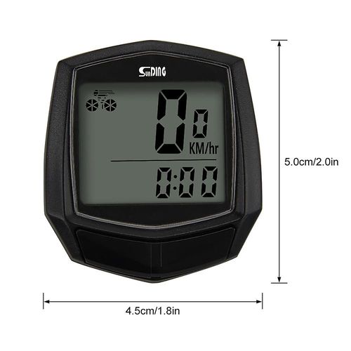 Cycling Computer Filaire Type Rainproof Lcd Screen