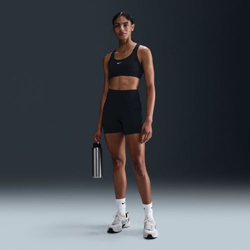 Cycliste Taille Haute  Maintien Normal Avec Poches 13 Cm Nike Universa Pour Femme - Noir