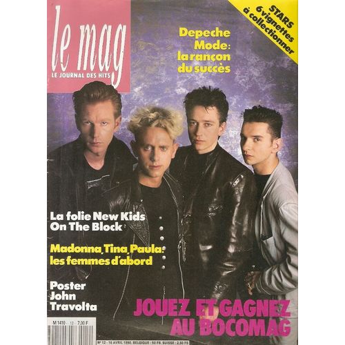 Nkotb 2p/ Xavier Deluc 1/2p/ Cyndi Lauper 1p/ Sandra Cretu 1p/ Depeche Mode 2p/ Matt Dillon 1.5p/ Madonna 1p/ Gloria Estefan 1/2p/ Vignettes Collector Sabrina Salerno / Marc Lavoine Mac Gyver 12