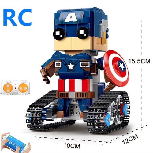 D Pas De Bote - Robot Sur Chenilles Rc Technique Blocs De Construction lectriques, Briques, Programmation D'application, Tlcommande, Jouets Pour Enfants, Cadeaux D'anniversaire Pour Enfants
