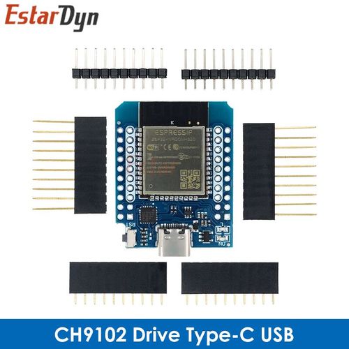 D1 Mini ESP32 ESP-32 WiFi + Bluetooth Internet des objets carte de dveloppement base ESP8266 entirement fonctionnelle - Type CH9102 Drive Type-C