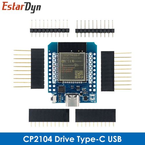 D1 Mini ESP32 ESP-32 WiFi + Bluetooth Internet des objets carte de dveloppement base ESP8266 entirement fonctionnelle - Type CP2104 Drive Type-C