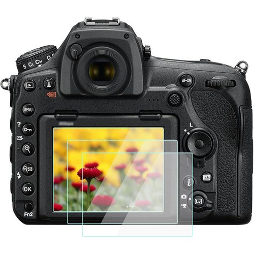 D850 D810 D750 D610 D7200 cran LCD inclinable Film de Protection en Verre tremp 0,33 mm d'paisseur 9H Duret Couverture Parfaite pour Nikon D850 D810 D750 D610 D7200 Digital Camera Lot de 2