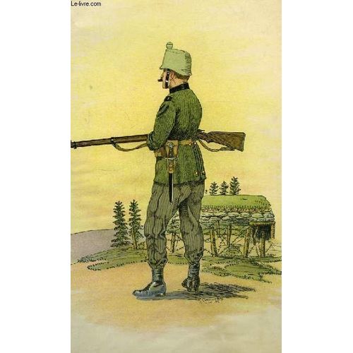 Lithographie En Couleurs, D'aprs Un Aquarelle, D'un Carabinier De 1914. Extrait De L'uniforme Des Carabiniers Vaudois,  Travers Les ges 1768 - 1918 de Daccord R
