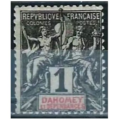 Dahomey (Actuel Bnin), Colonie Franaise 1901, Beau Timbre Yvert 6, Type Sage 