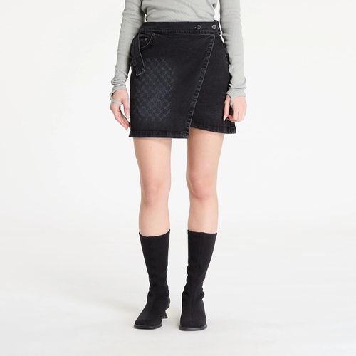 Daily Paper Mongram Wrap Denim Skirt Black M