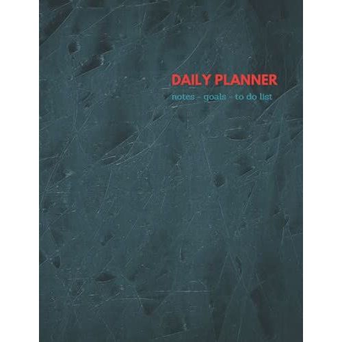 Daily Planner: Notes - Goals - To Do List: Daily Planner: Notes - Goals - To Do List Undated Daily Planner Notebook For Men And Women To Optimize ... Happiness And Gratitude (Premium Cover)   de Notebooks, Positive Daily  Format Broch 