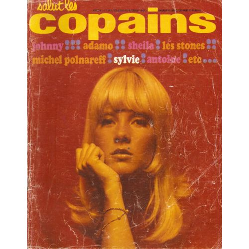 Zouzou 1p/ Rolling Stones 4p/ Sullivan 1p/ Dani 1p/ Adamo 10p/ Johnny Hallyday 9p/ Polnareff 8p/ Herve Vilard 2p/ Sheila 6p/ Claude Francois 2p/ Antoine 7p/ Chantal Goya 1/2p/ 57