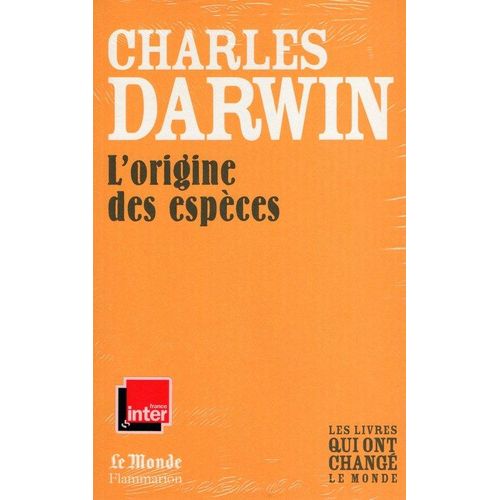 L'origine Des Espces   de darwin charles  Format Broch 