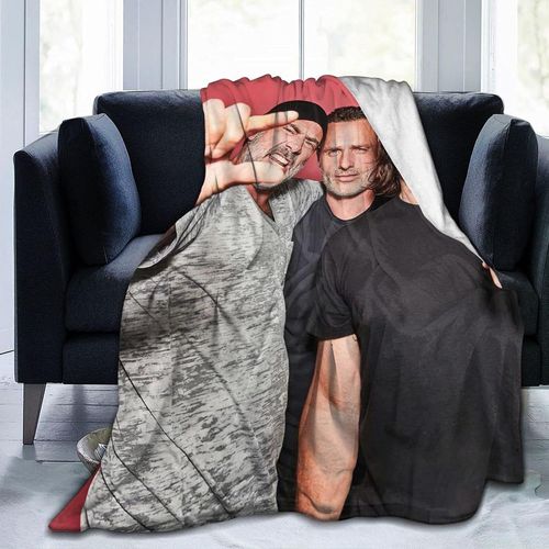 Daryl Dixon Couverture En Velours Ultra Douce Et Light Pour Lit Couverture En Microfibre Toutes Saisons Produit Recommand Pour La Maison Voyage Camping Lavable En Machine Ou A La Main