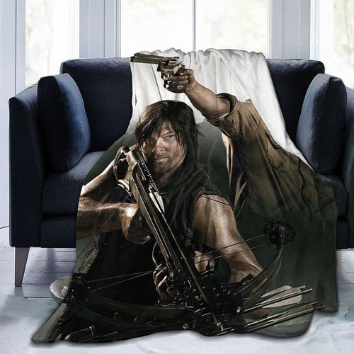 Daryl Dixon Couverture En Velours Ultra Douce Et Light Pour Lit En Microfibre De Luxe Adapte A Toutes Les Saisons Produit Recommand Pour La Maison, Les Voyages Et Le Camping