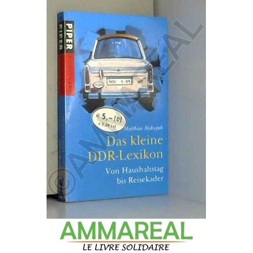 Das Kleine Ddr-Lexikon   de Matthias Biskupek  Format Poche 