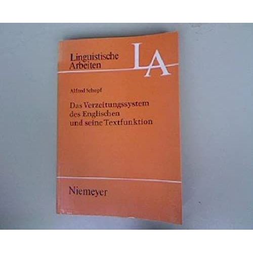 Das Verzeitungssystem Des Englischen Und Seine Textfunktion    Format Reli 