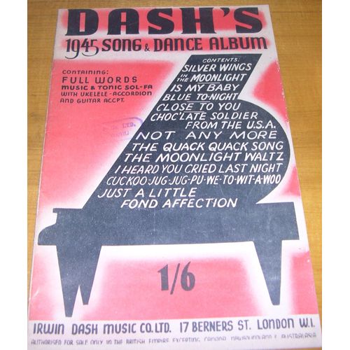 Dash's 1945 Song & Dance Album