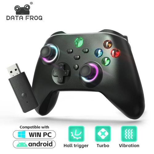 Data Frog-Manette De Jeu Sans Fil Pour Nintendo Switch, Oled/Lite/Pc/Android, Avec Fonction Turbo Programmable With Receiver