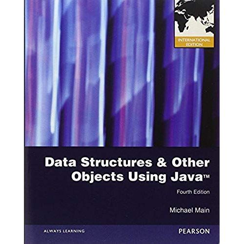 Main, M: Data Structures And Other Objects Using Java    Format Broch 