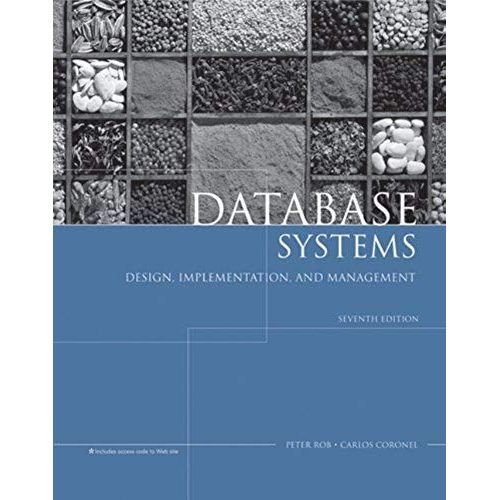 Database Systems: Design, Implementation, And Management   de Carlos Coronel  Format Broch 