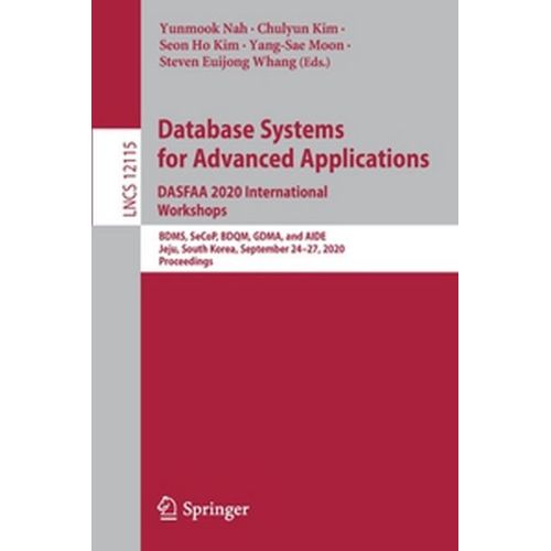 Database Systems For Advanced Applications. Dasfaa 2020 International Workshops    Format Broch 