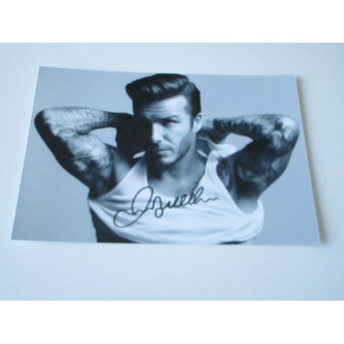 David Beckham - Photo Dedicacee