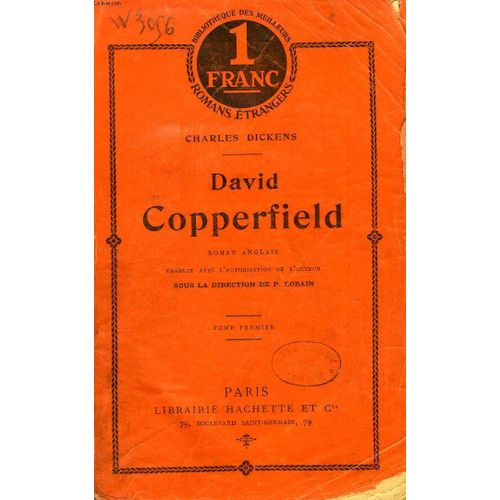 David Copperfield, 2 Tomes   de charles dickens