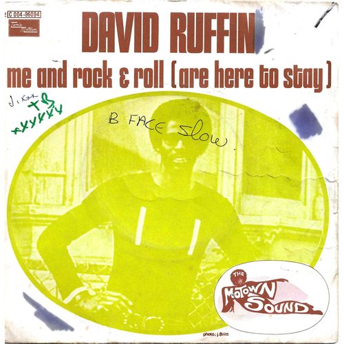 David Ruffin (Chanteur Des Temptations) : Me And Rock And Roll (N. Whitfield) 3'05 / Smiling Faces Sometimes (N. Whitfield - B. Strong) 5'32 - 