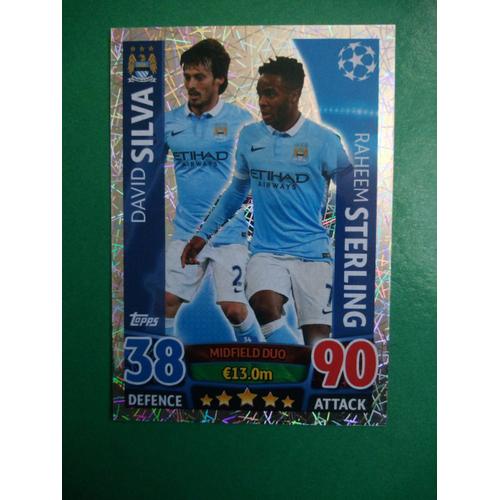 David Silva & Raheem Sterling 54 - Midfield Duo