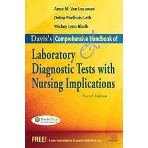Davis's Comprehensive Handbook Of Laboratory And Diagnostic Tests With Nursing Implications (Davis's Comprehensive Handbook Of Laboratory & Diagnostic Tests With Nursing Implications) 4th (Forth) Edit   de unknown  Format Broch 