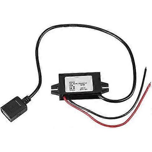 Dc 12v / 24v  5v 3a Adaptateur abaisseur Convertisseurs de puissance Usb Power Output Power Supply Module Transformateur Regulator