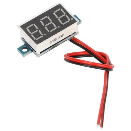 Dc 440v Voltmtre Numrique Bricolage Stable Haute Prcision De Mesure Panneau De Voltmtre Numrique Led De Taille Standard Bleu