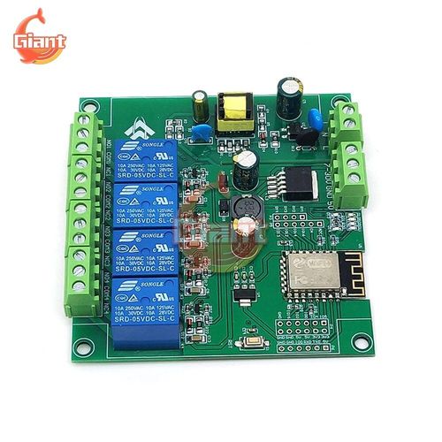 DC 5V ESP8266 2/4 Canaux ESP-12F WIFI citations Conseil de Dveloppement Technique pour Tlcommande Smart Home Intelligent Meubles - Type 4CH