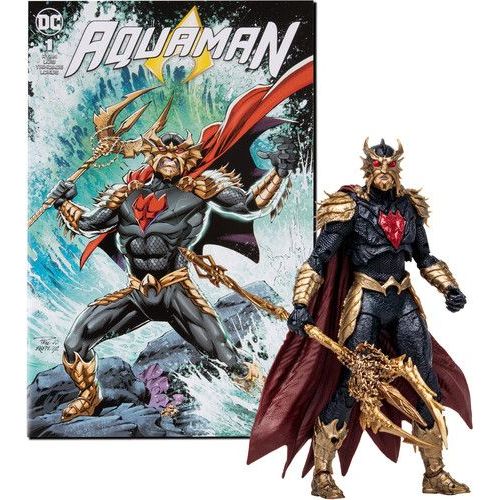 Dc Direct Page Punchers Figurine Et Comic Book Ocean Master (Aquaman)