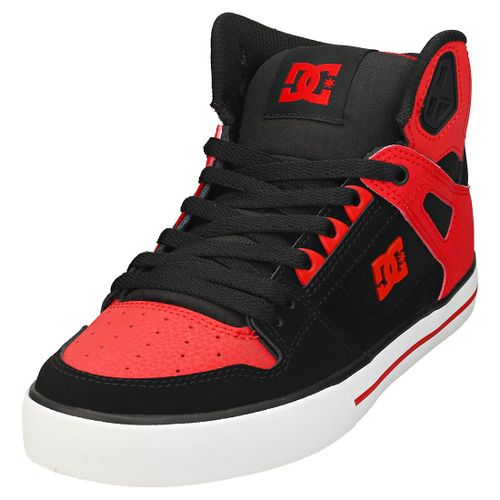 Dc Shoes Pure High-Top Wc Homme Baskets Dcontract Rouge Noir - 48