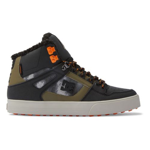 Dc Shoes Pure Hiigh-Top Wc Winter Homme Baskets Patin Vert Noir - 43