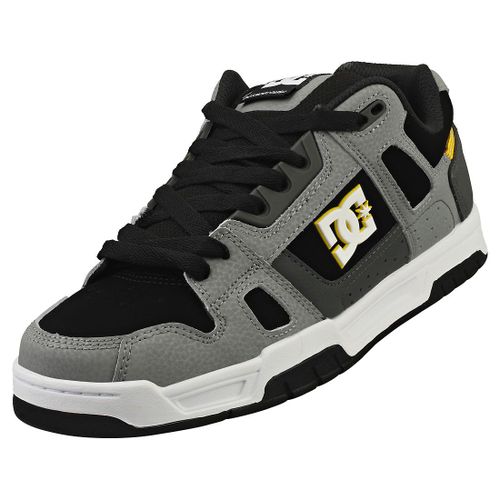 Dc Shoes Stag Homme Baskets Jaune Grise - 42