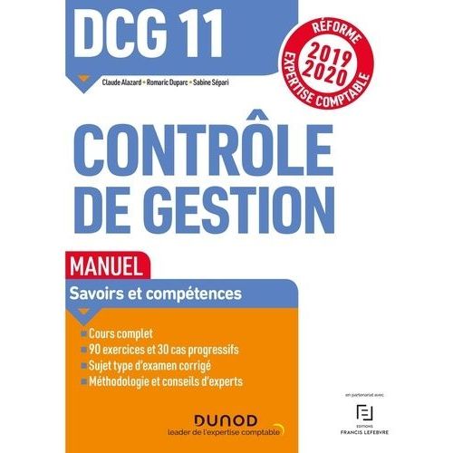 Contrle De Gestion Dcg11 - Manuel    Format Beau livre 