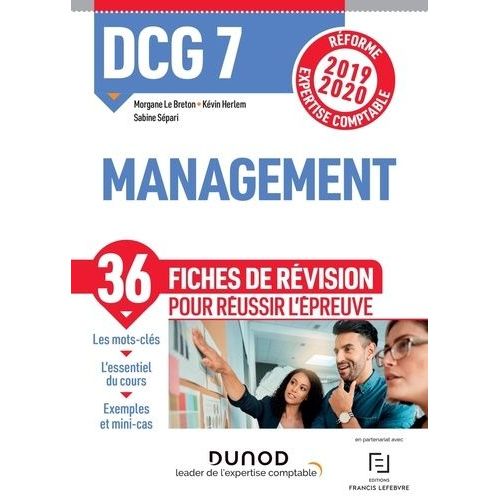 Dcg 7 Management - Fiches De Rvision    Format Beau livre 