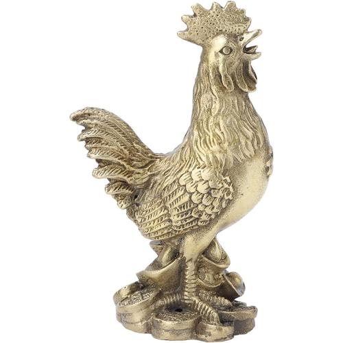 DCoration De Poulet En Cuivre Pur De Figurine De Coq En Laiton Pour La DCoration IntRieure Symbole De Chance Et De Richesse En Omen GOmantique