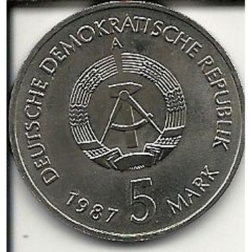 Ddr 5 Mark 1987 Nicolai Viertel Berlin