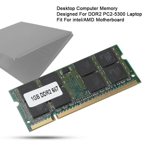 DDR2 1G 667MHZ pour ordinateur portable PC2-5300 mémoire entièrement Compatible pour Intel/AMD 200Pin