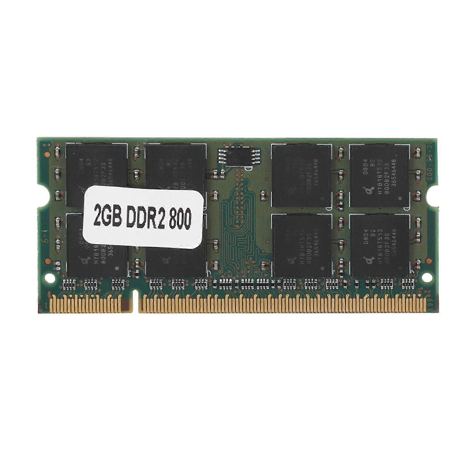 DDR2 2G 800MHZ pour ordinateur portable PC2-6400 Mmoire entirement compatible pour Intel/AMD 200Pin