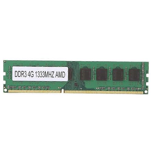 DDR3 4GB 1333Mhz Mmoire RAM PC3-10600 Mmoire 240Pin 1.5V Desktop RAM Mmoire uniquement pour carte mre AMD