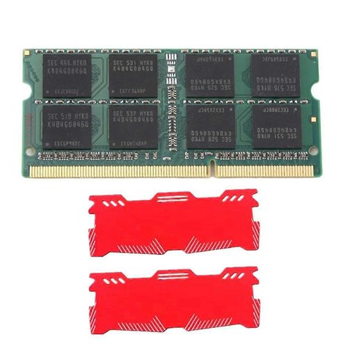 DDR3 8 Go Mmoire Ordinateur Portable Ram + Gilet De Refroidissement 1333Mhz PC3-10600 1.5V 204 Broches SODImm 2RX8 pour Ordinateur Portable Memo