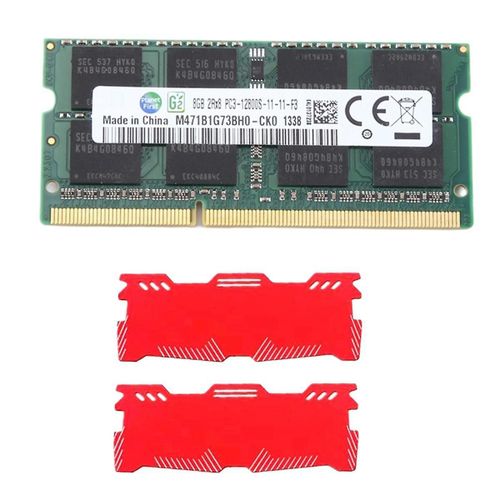 DDR3 8 Go Mmoire Ordinateur Portable Ram + Gilet De Refroidissement 1600Mhz PC3-12800 1.5V 204 Broches SODIMM 2RX8 pour Mmoire Portable