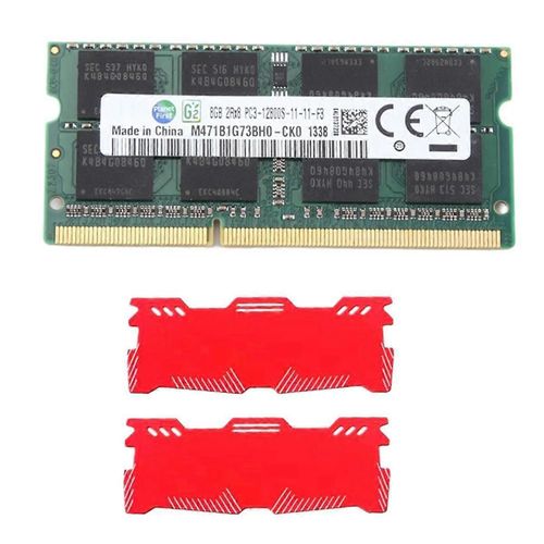 DDR3 8 Go Mmoire Ordinateur Portable Ram + Gilet De Refroidissement 1600Mhz PC3-12800 1.5V 204 Broches SODIMM 2RX8 pour Ordinateur Portable Memo