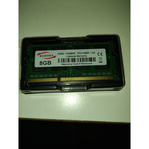 Ddr3 8gb mmoire portable Ram 1333mhz Pc3-10600 1.5v 204 Pins Sodimm pour Laptop Memory