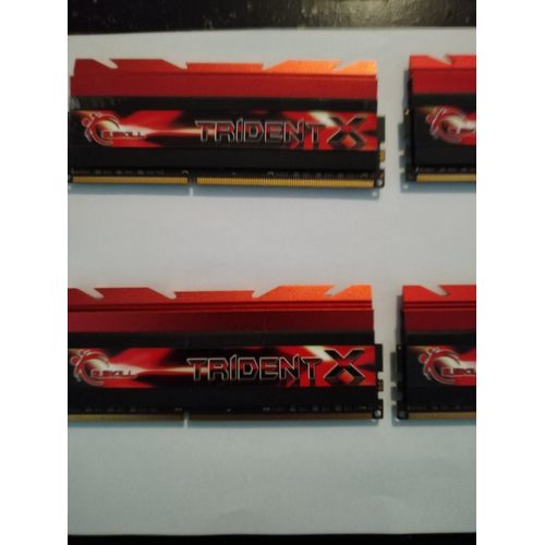 DDR3 GSKILL TRIDENT X 2400 CL10  32 Go (4x8Go)
