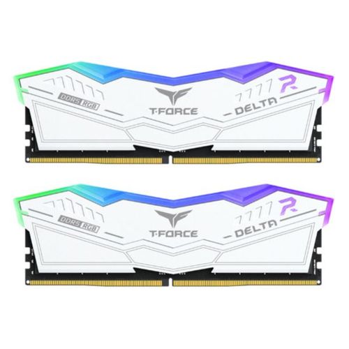 DDR5 TEAMGROUP T-FORCE DELTA RGB 16GB X2 6000 BLANCO