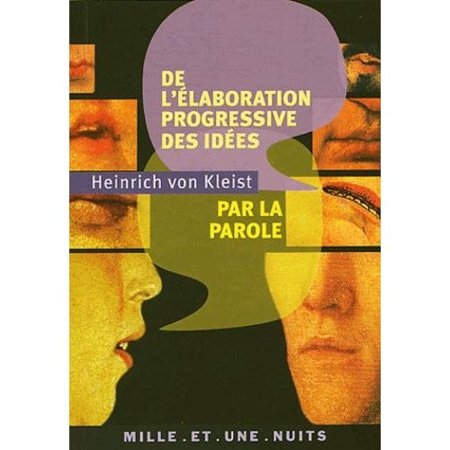 De L'laboration Progressive Des Ides Par La Parole Et Sept Autres Petits crits    Format Poche 